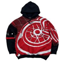 Load image into Gallery viewer, Reworked Detroit Red Wings Blanket Hoodie (L)
